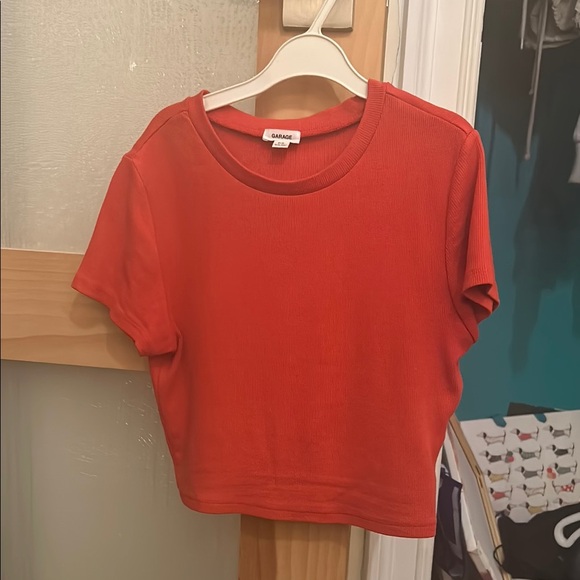 Garage Red Crop Top - Picture 1 of 1